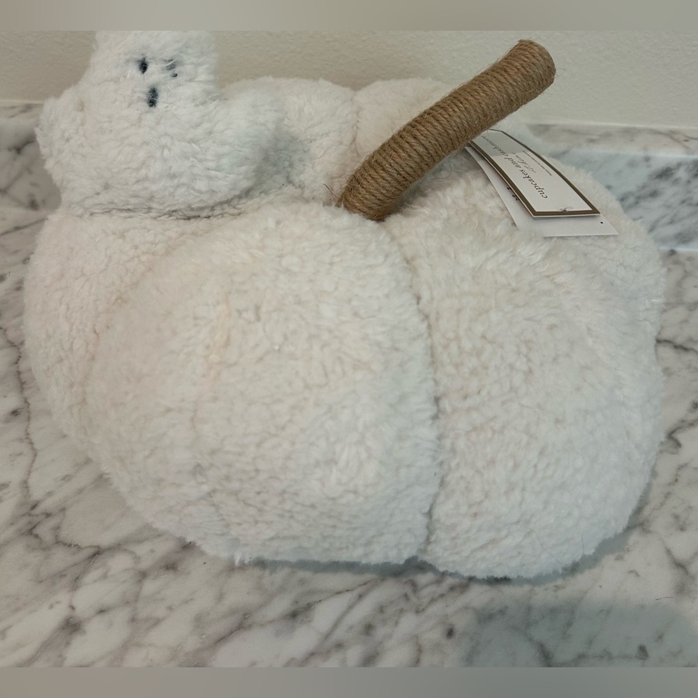 Nwt Cupcakes and Cashmere Sherpa plush pumpkin